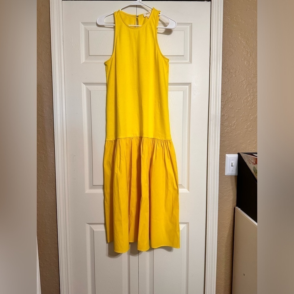 Maeve Sleeveless Flounce Dress